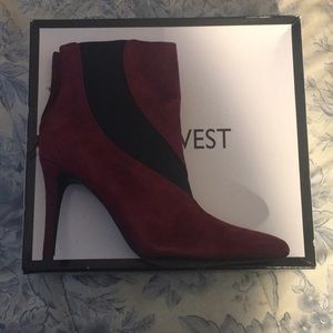 Burgundy Booties